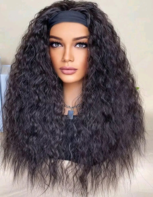 Headband Wig (human blend)